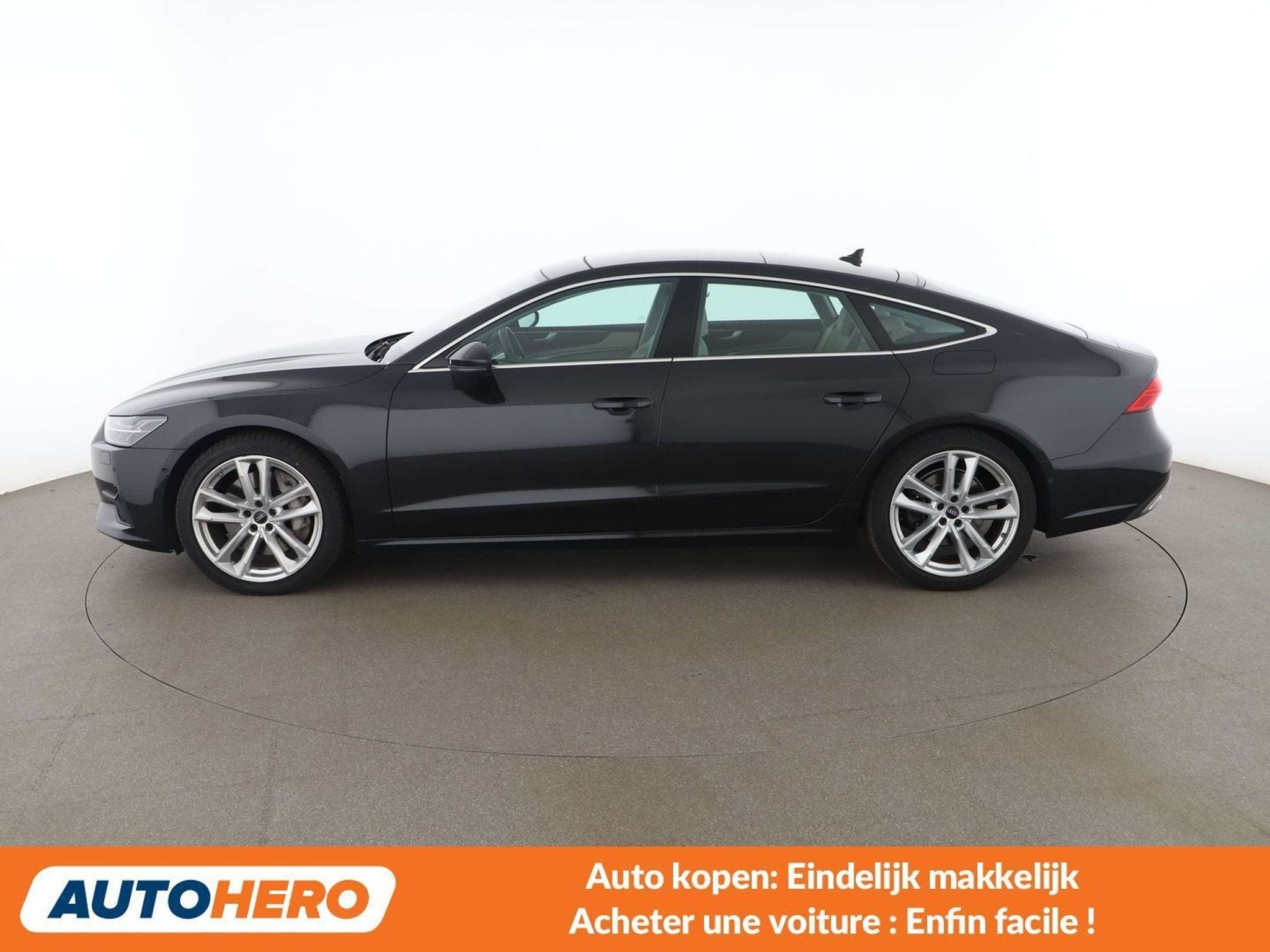 Audi A7 50 TFSIe quattro (bj 2020, automaat), Auto's, Audi, Euro 6, 48 g/km, 1984 cc, Zwart