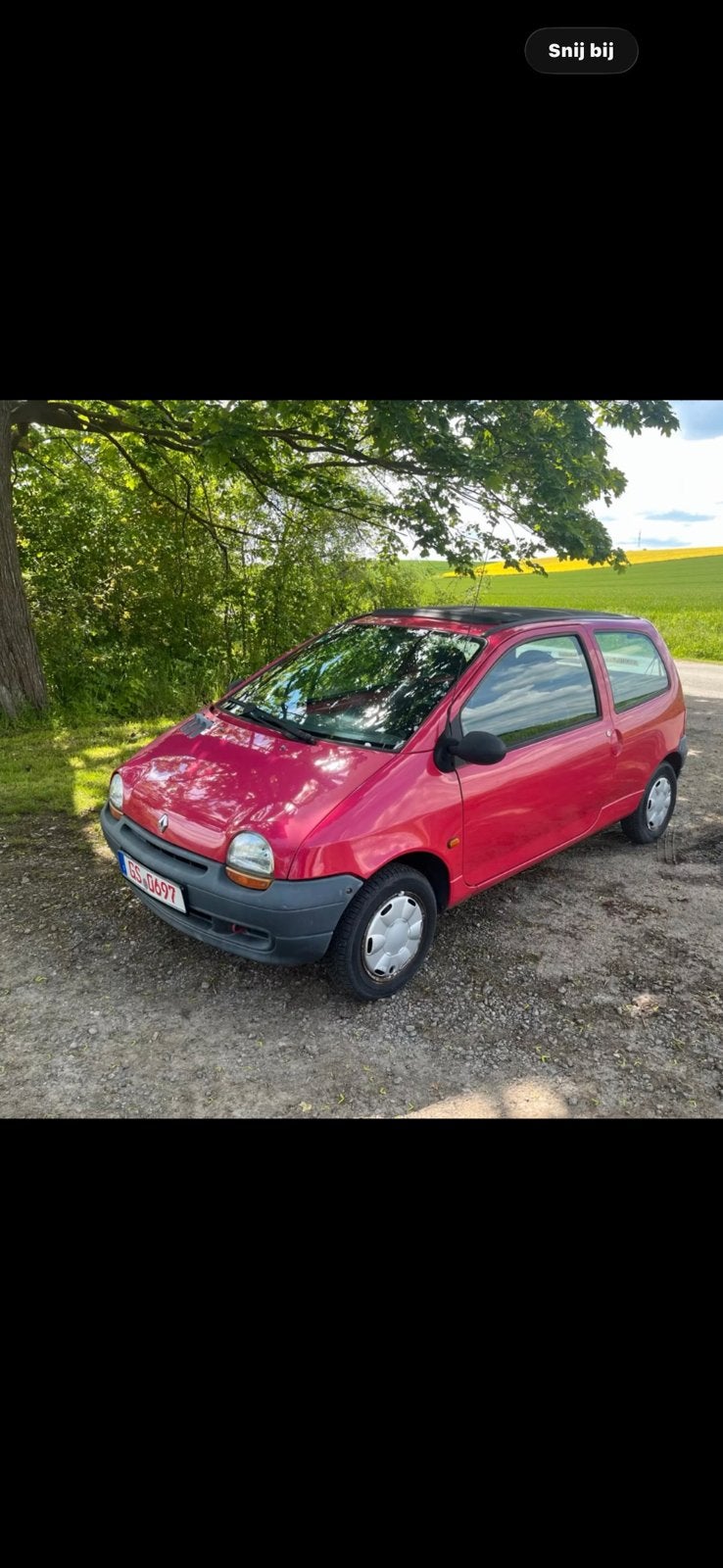 Twingo phase 1 OLDTIMER gekeurd 59000 km, Auto's, Renault, Voorwielaandrijving, Open dak, Handgeschakeld, Particulier
