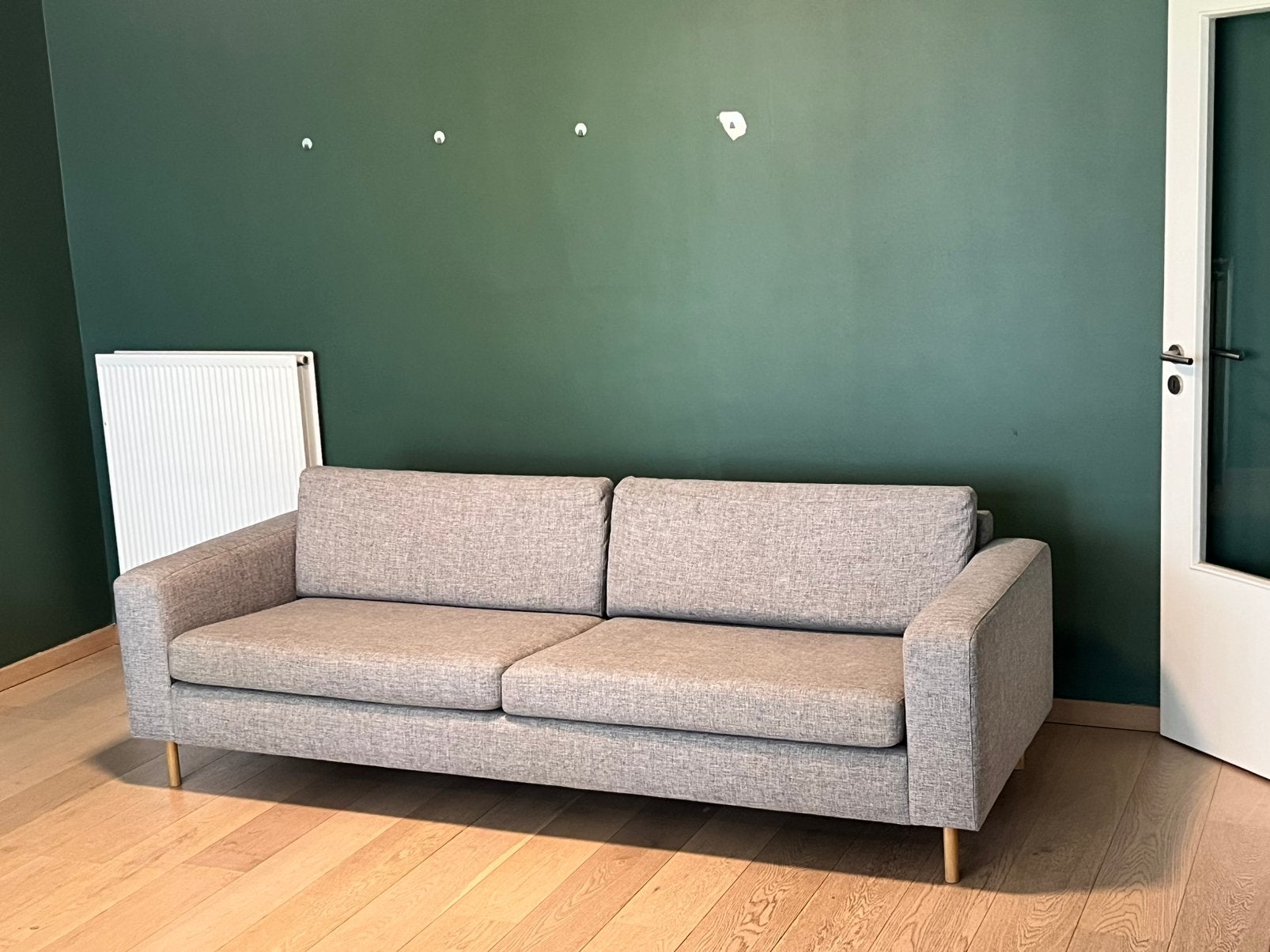 Bolia Scandinavia Canapé 3 places « Lightgrey », Enlèvement ou Envoi, 200 à 250 cm, Banc droit, Bois