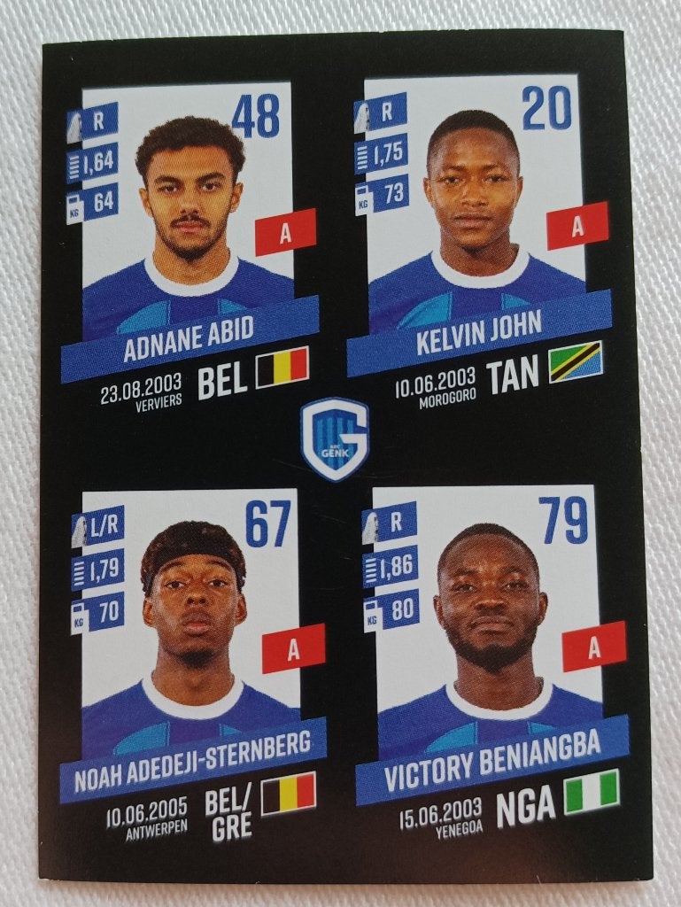Sticker Adedeji-Sternberg (rookie) - Pro League 2023-2024, Ophalen of Verzenden, Zo goed als nieuw, Sticker