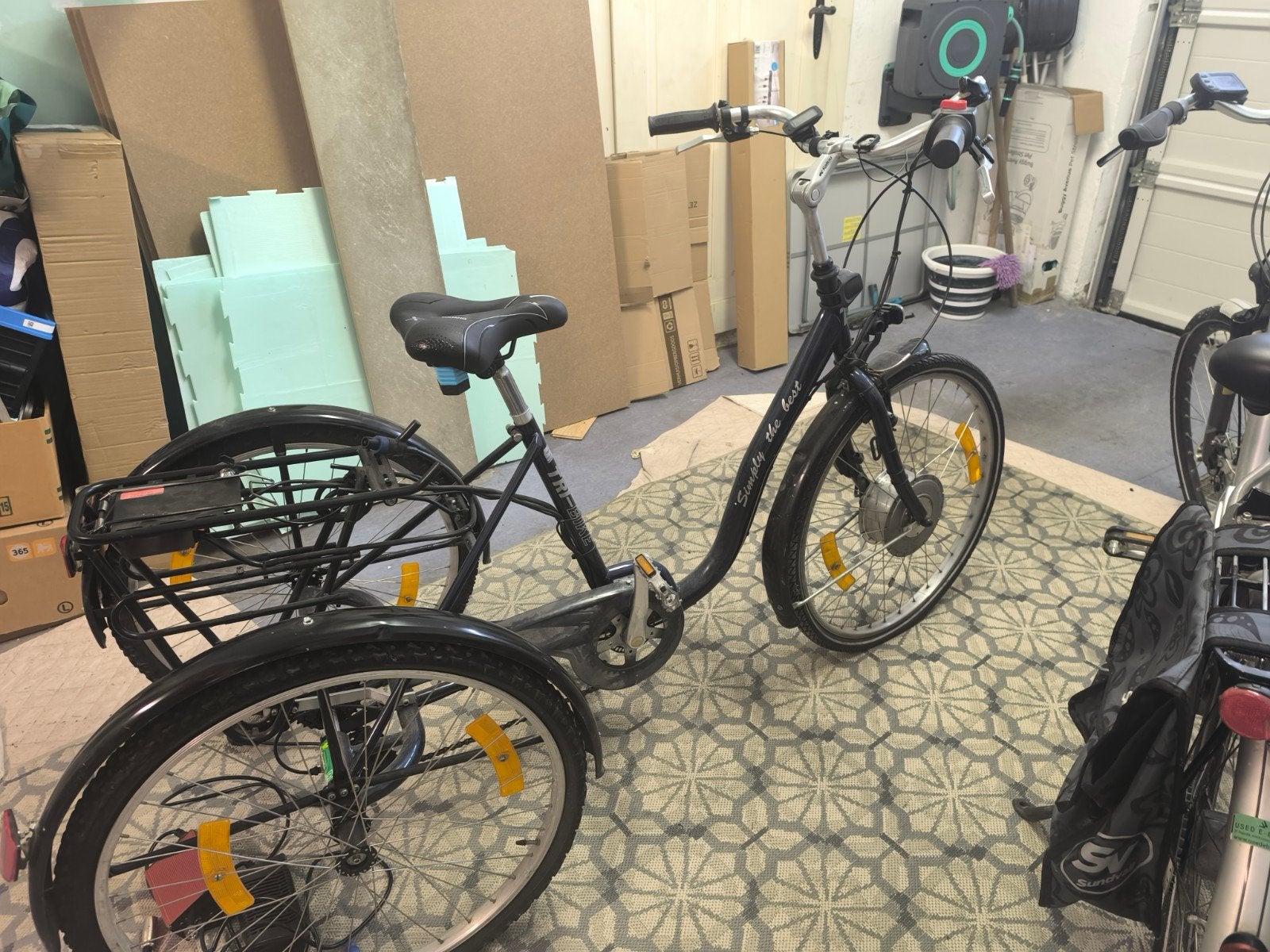 TRI BICKE Electrische driewieler met extra aandrijving, Ophalen