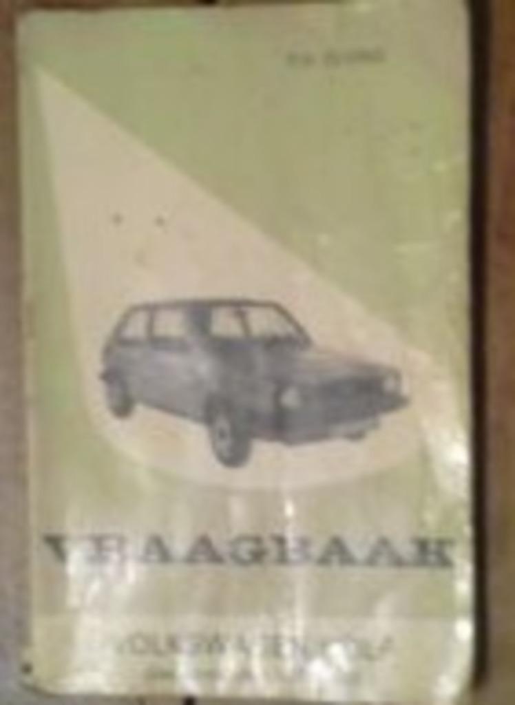Vraagbaak Volkswagen GOLF I 1977 - 1980, Ophalen of Verzenden