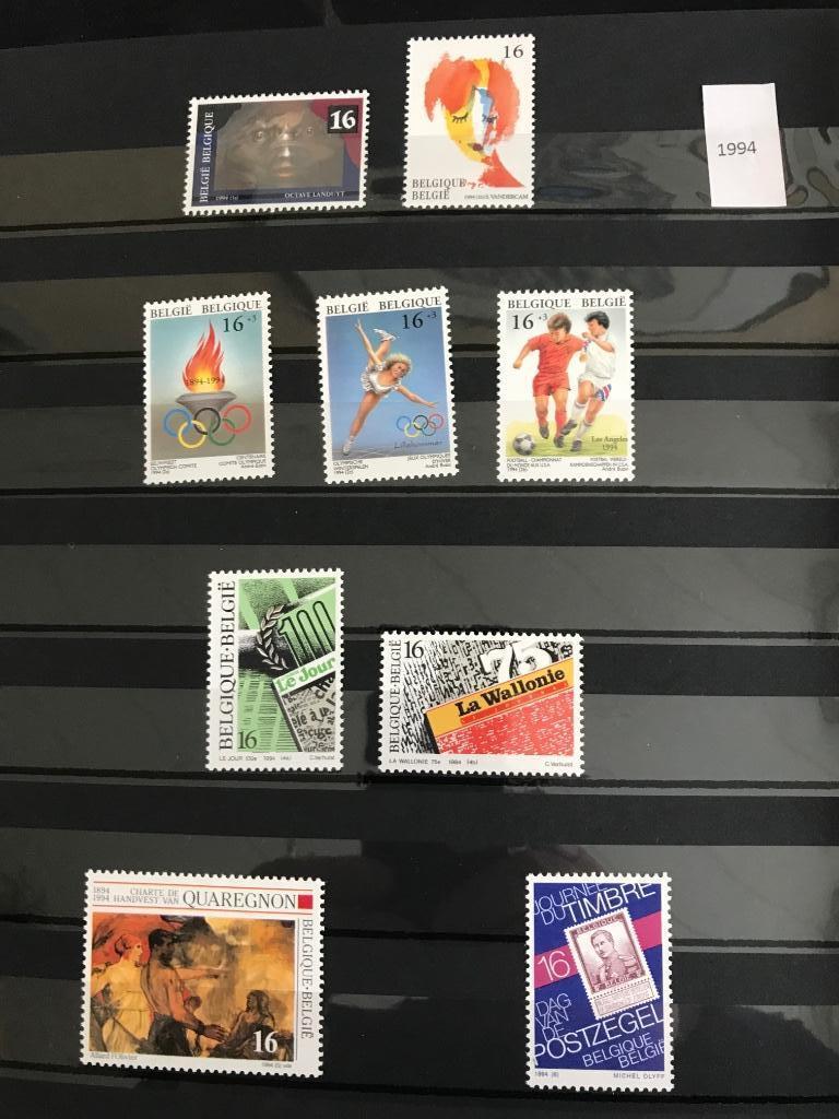 Belgique - année 1994 (incomplète) - MNH - **, Enlèvement ou Envoi, Non oblitéré, Neuf