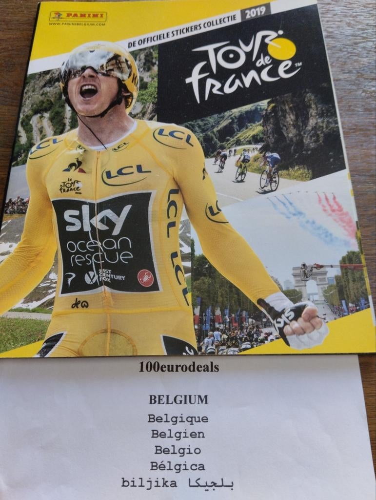 Tour de France Panini en Belgique 2019, Envoi, Neuf