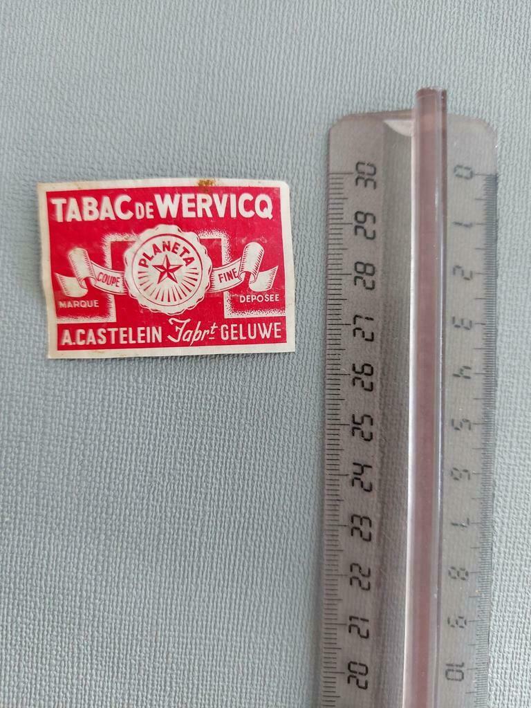 Tabac Wervik A. Castelein Tabac jaune, Enlèvement ou Envoi, Utilisé