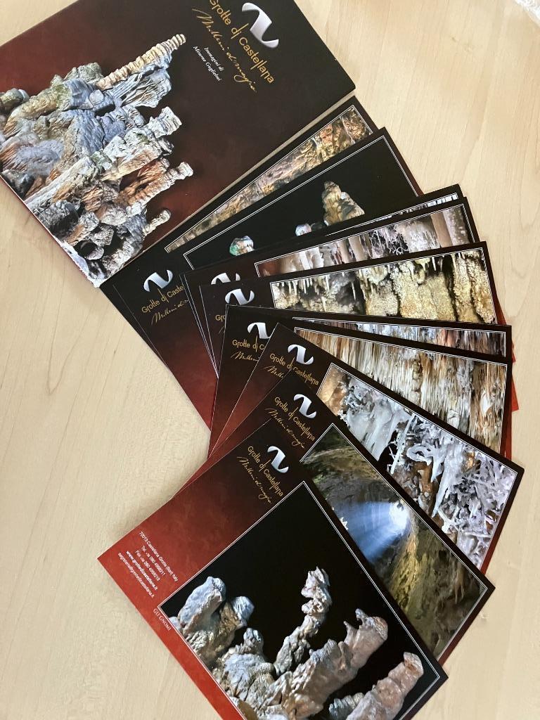 Folder met prenten van de grotten van Castellana, Ophalen of Verzenden, Zo goed als nieuw