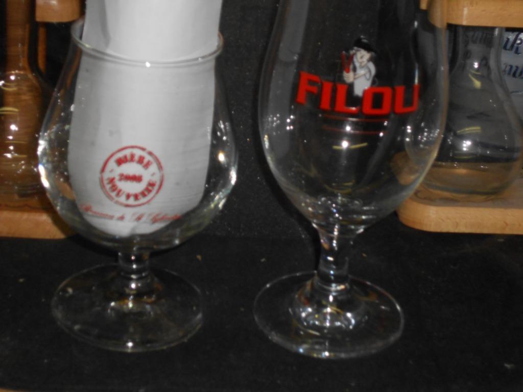 Bierglazen.Biere 2008.Filou.Vedett.Moortgat.Duvel.D 38, Collections, Marques de bière, Comme neuf, Verre ou Verres, Duvel, Enlèvement ou Envoi