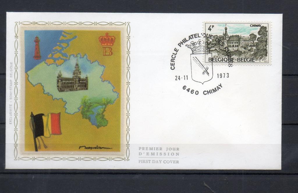 Année 1973 : FDC 1693 Soie - pour le tourisme - obli. Chimay, Timbres & Monnaies, Timbres | Europe | Belgique, Enlèvement ou Envoi
