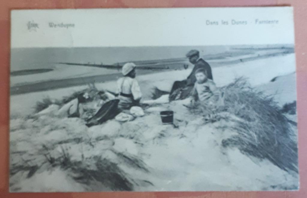 POSTKAART WENDUINE: DANS LES DUNES FARNIENTE 1925, Verzamelen, Postkaarten | België, Verzenden, 1920 tot 1940, Gelopen, West-Vlaanderen