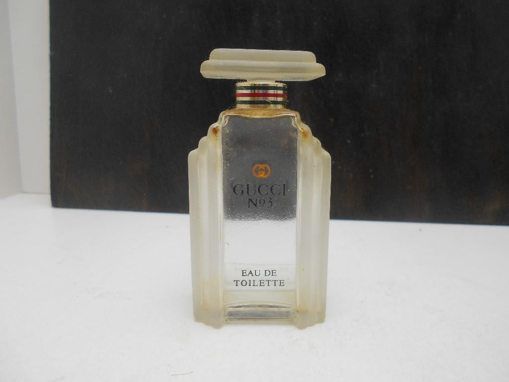 ancien flacon parfum vide Gucci N 3 vide, Enlèvement ou Envoi, Utilisé, Bouteille de parfum