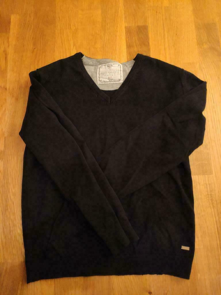 BLauwe V-hals trui Zara Kids 116 zeer goede staat, Gebruikt, Jongen of Meisje, Trui of Vest, Ophalen of Verzenden