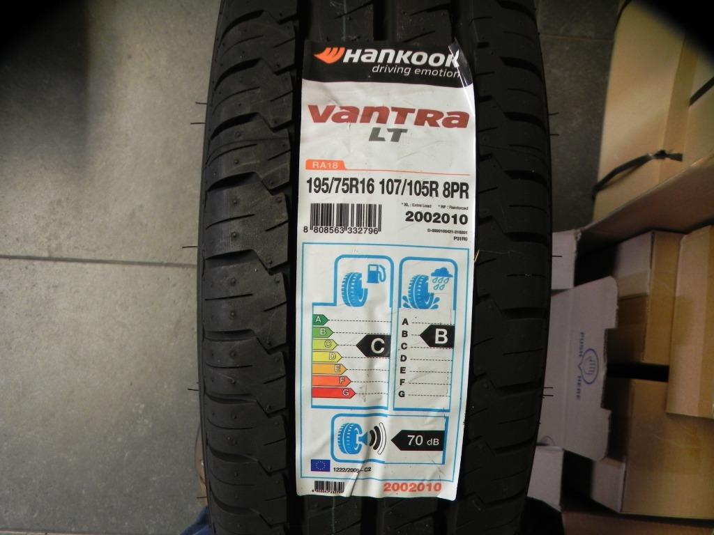 Hankook banden 2 st nieuw 195/75/R16 c, Enlèvement, Neuf