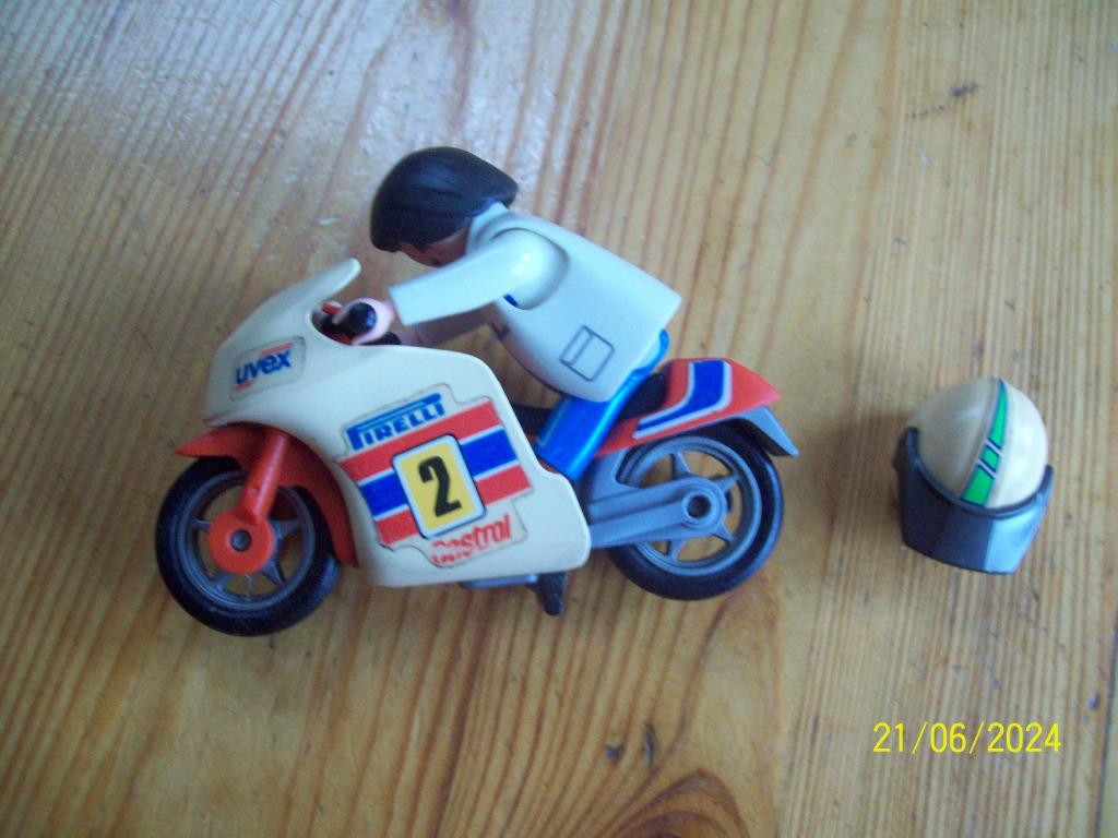 motard play mobil, Ophalen, Gebruikt