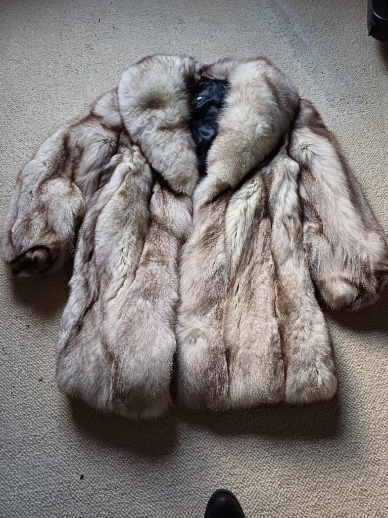 pels jas, Kleding | Dames, Beige, Zo goed als nieuw, Ophalen, ANDERE