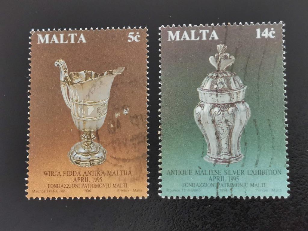 Malta 1994 - antiek zilver, Ophalen of Verzenden, Malta, Gestempeld