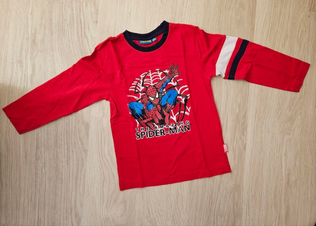 Longsleeve SPIDERMAN, maat 110, zeer goede staat, Ophalen, Zo goed als nieuw