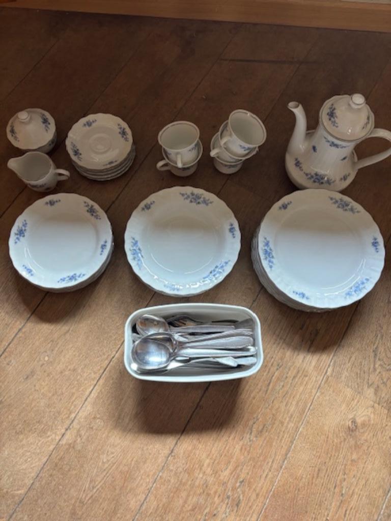 eet en koffie servies winterling marktleuthen bavaria, Ophalen, Zo goed als nieuw, Overige stijlen, Porselein