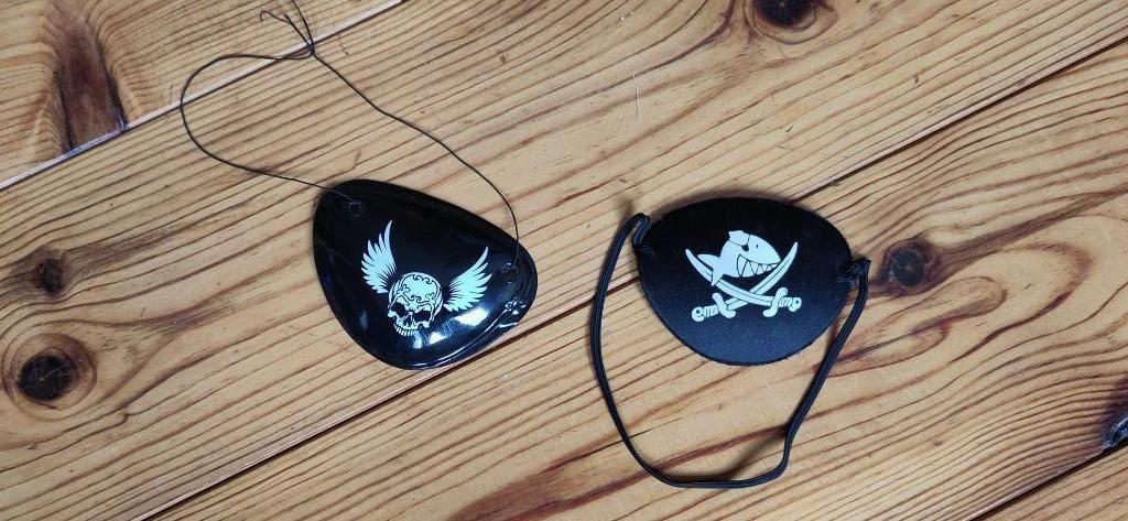 Cache-oeil de pirate, Enlèvement, Comme neuf, Garçon ou Fille