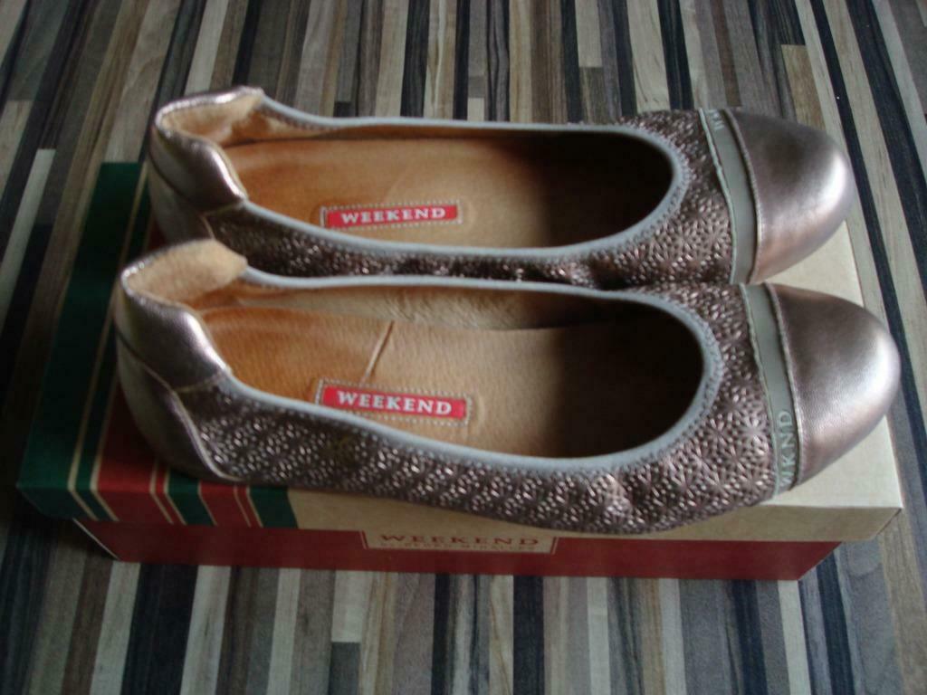 Rosé lederen schoenen Weekend maat 39, Kleding | Dames, Zo goed als nieuw, Weekend, Ballerina's, Ophalen of Verzenden