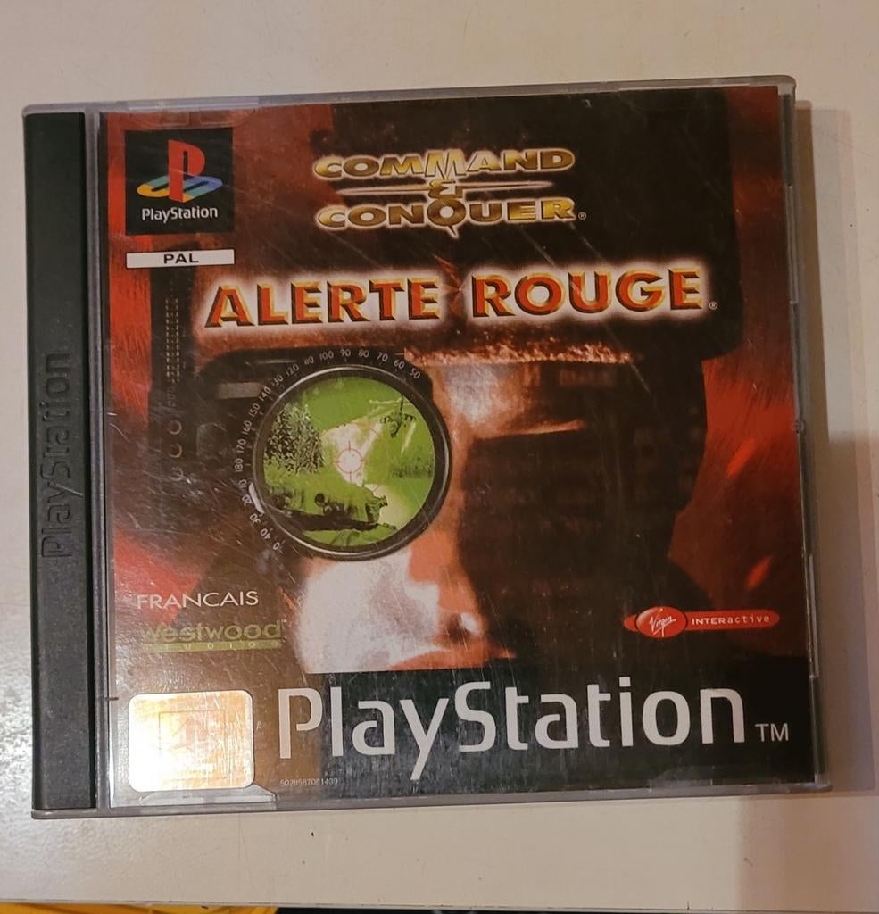 Jeu PS1 ALERTE ROUGE, Enlèvement, Comme neuf