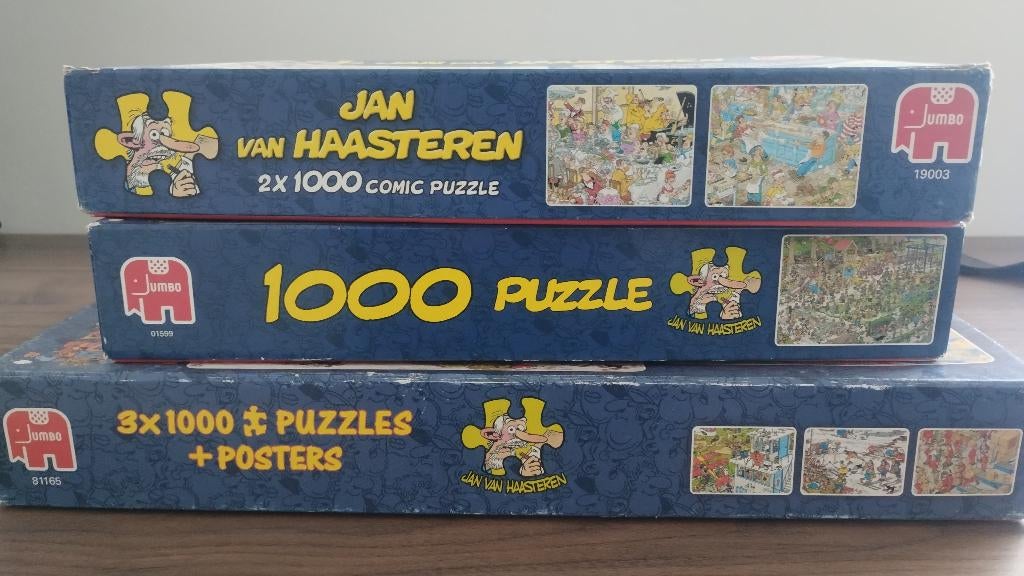 Puzzels allerlei, Ophalen of Verzenden, 500 t/m 1500 stukjes, Zo goed als nieuw, Legpuzzel