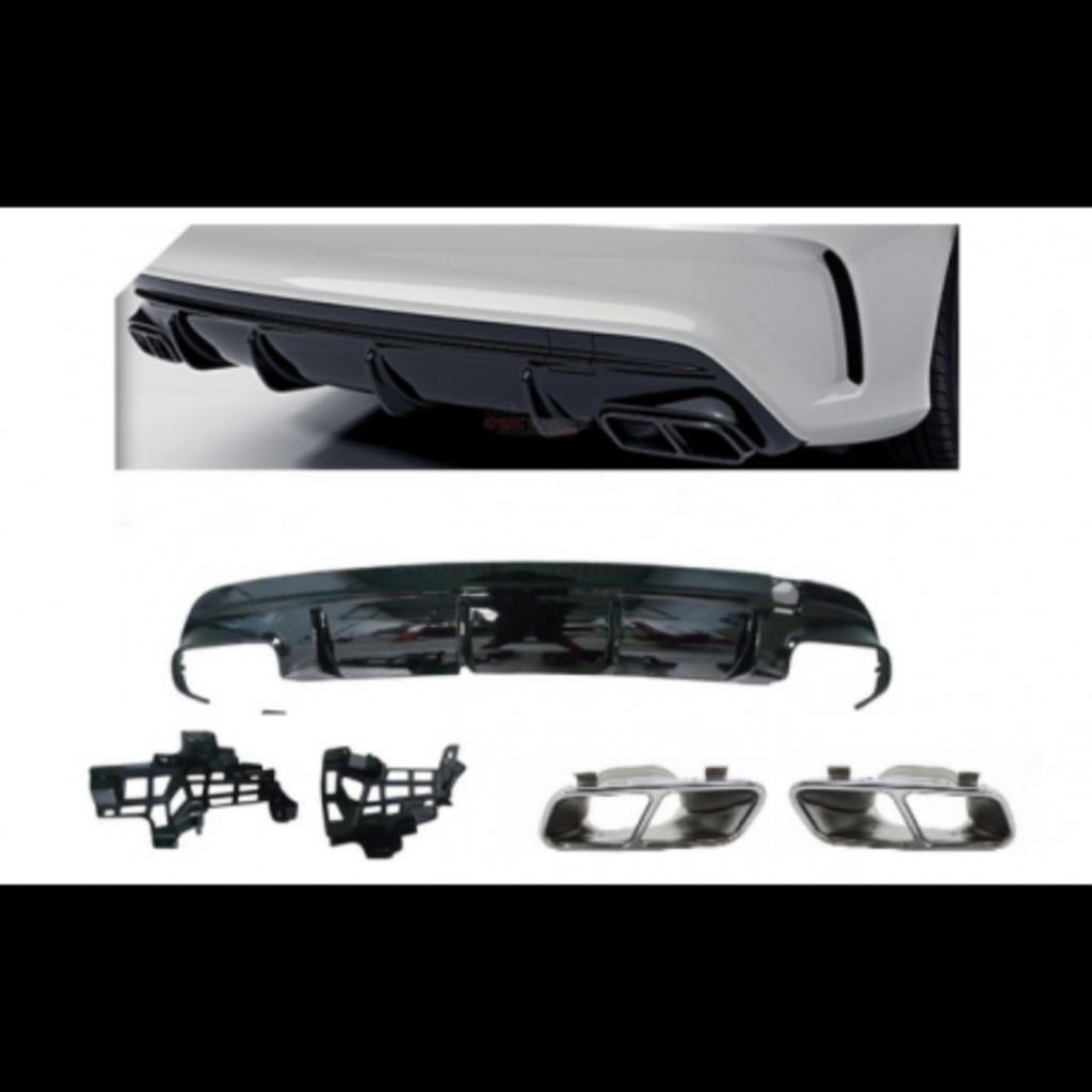 DIFFUSEUR MERCEDES CLASSE CLA C117 (13-18) LCLA45 AMG, Auto diversen, Tuning en Styling, Ophalen of Verzenden