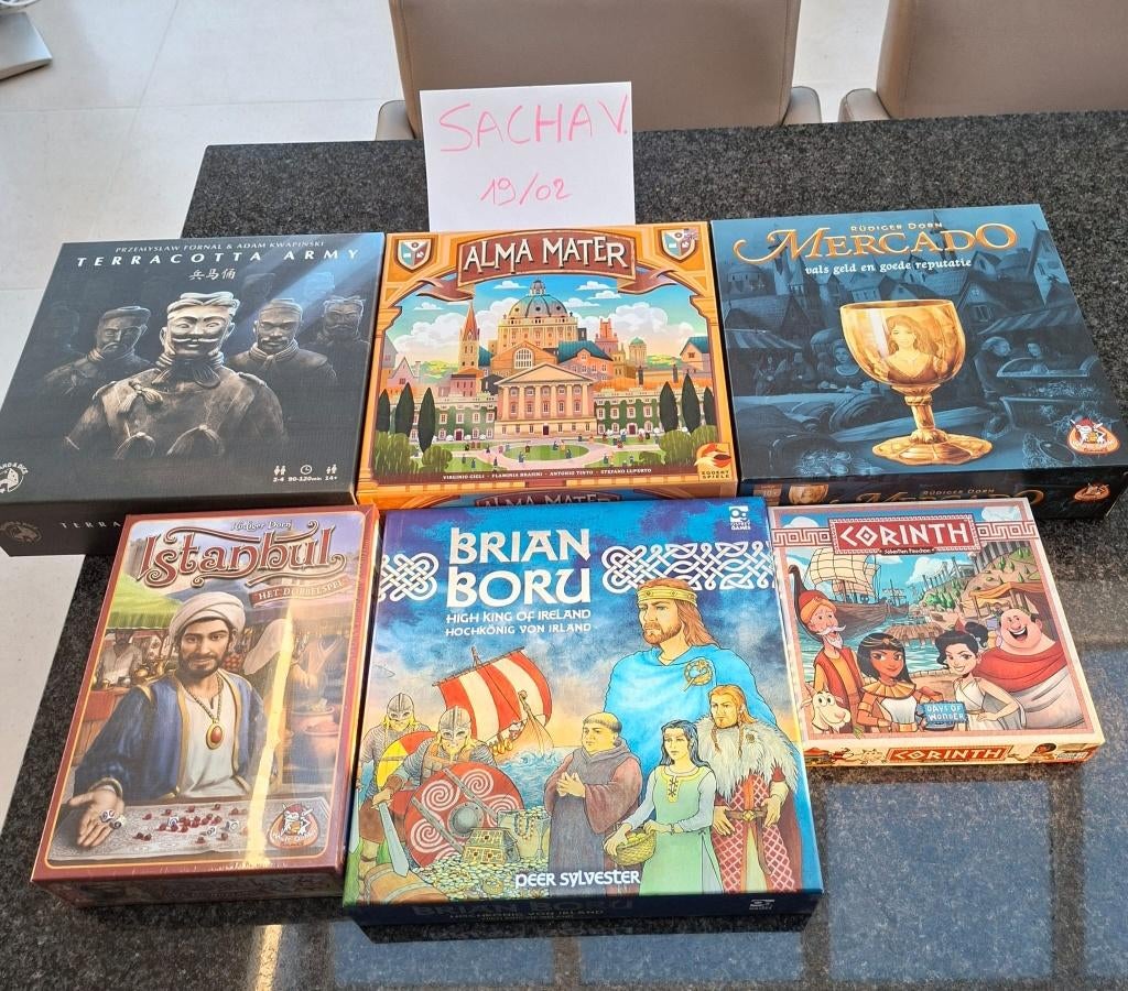 Diverse boardgames, Hobby en Vrije tijd, Gezelschapsspellen | Bordspellen, Drie of vier spelers, Ophalen, Zo goed als nieuw, White Goblin Games