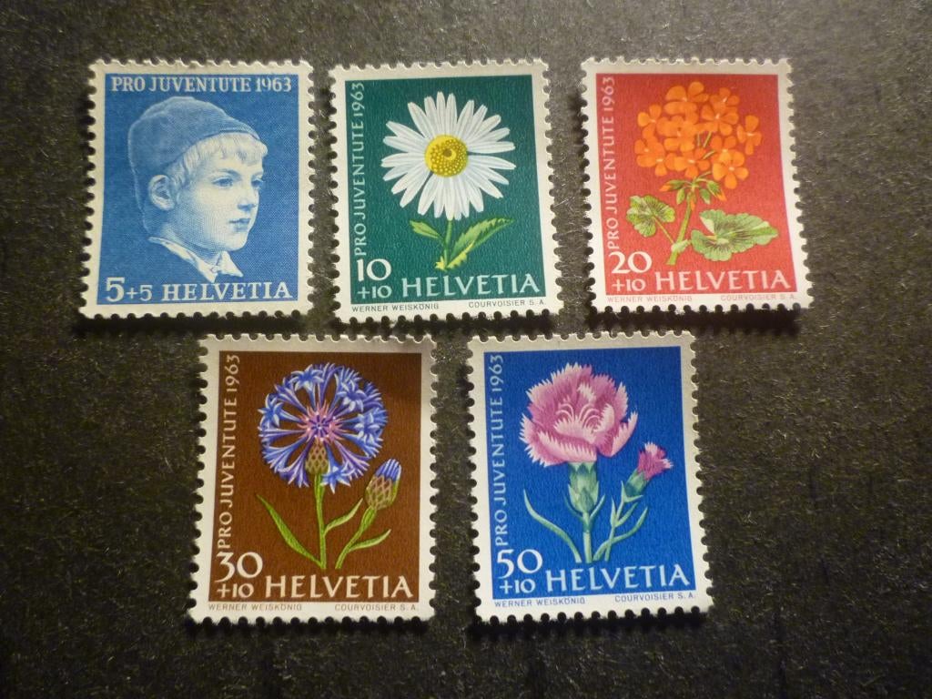 Zwitserland/Suisse 1963 Mi 786/790** Postfris/Neuf, Verzenden
