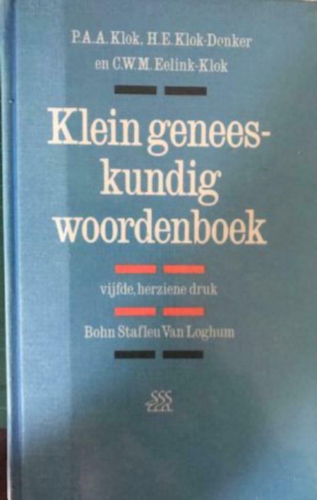 Klein geneeskundig woordenboek, Livres, Santé, Diététique & Alimentation, Enlèvement, Maladie et Allergie