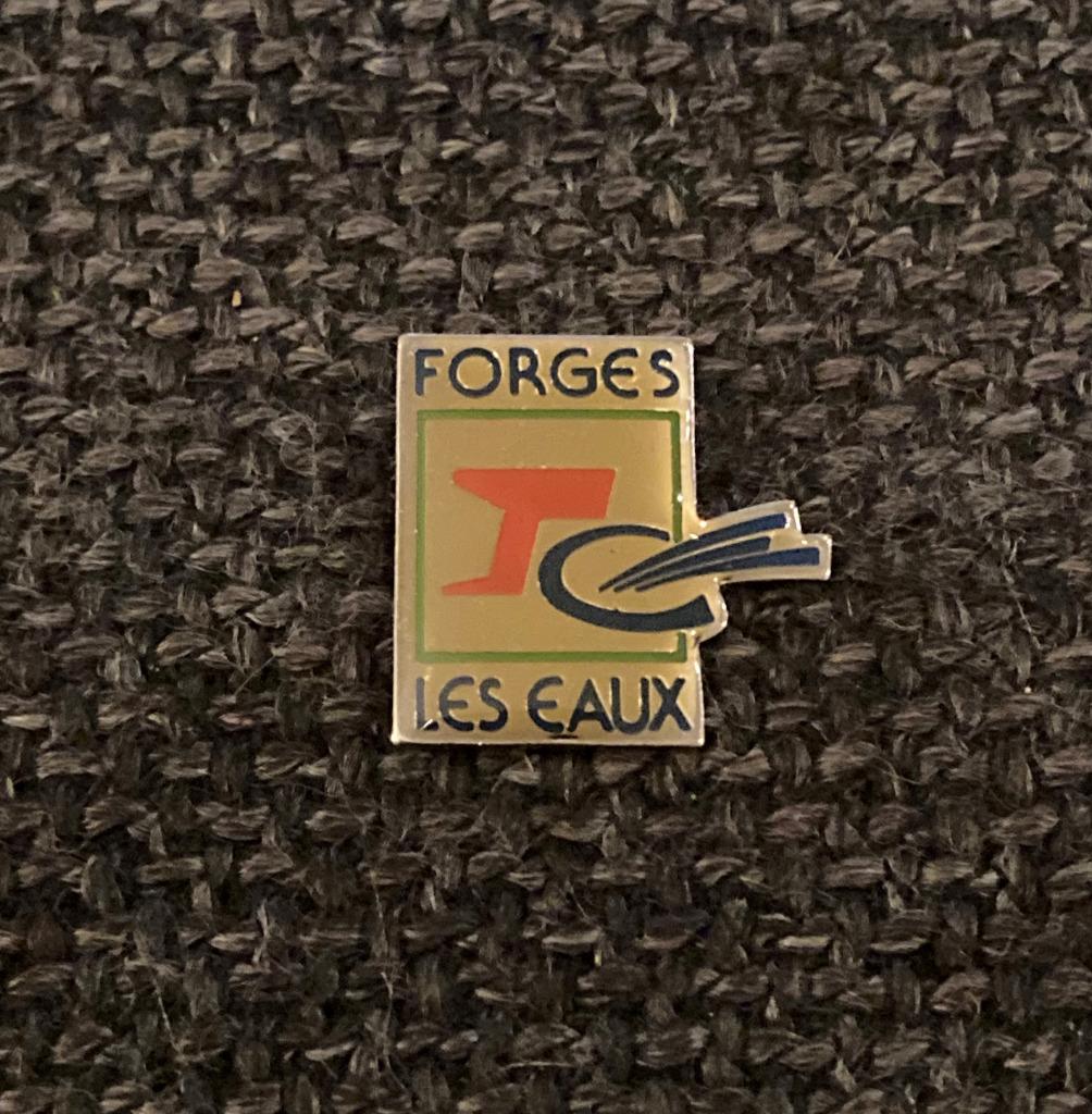 PIN - FORGES-LES-EAUX - FRANCE - FRANKRIJK, Envoi, Utilisé, Ville ou Campagne, Insigne ou Pin's