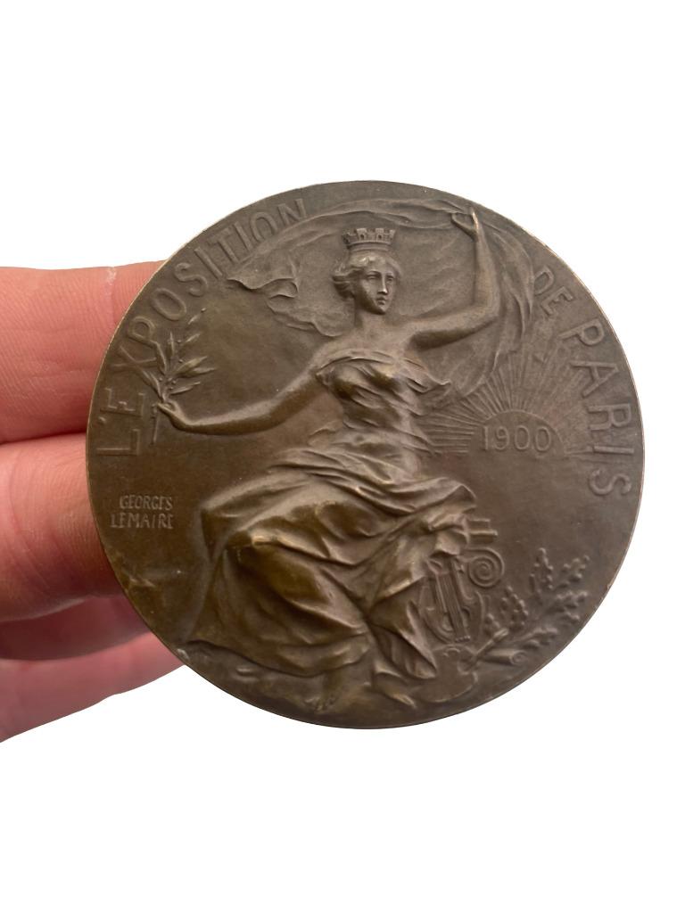 Médaille bronze Exposition Universelle Paris 1900 – Lemaire, Timbres & Monnaies, Pièces & Médailles, Enlèvement ou Envoi, Bronze