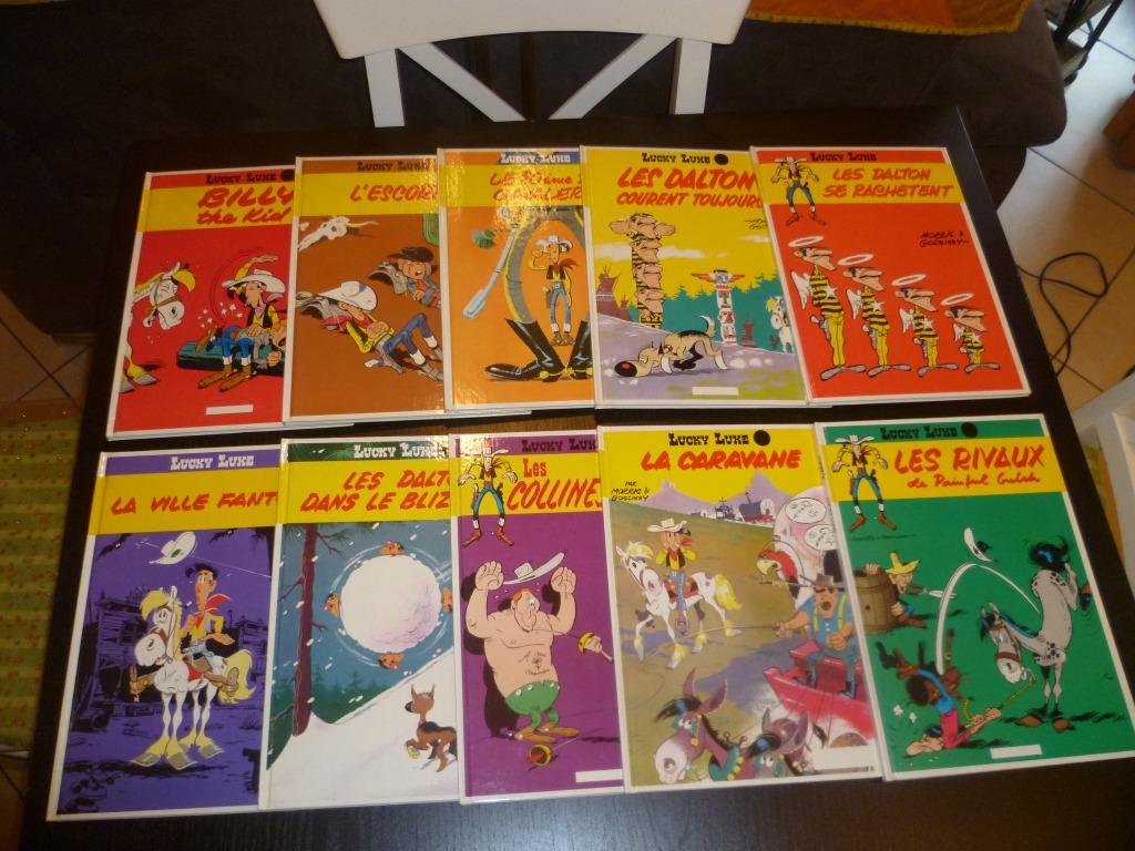 10 BD Lucky-Luke, Livres, Enlèvement
