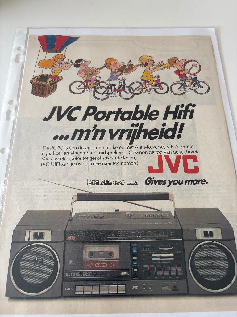 Advertenties uit tijdschriften jaren ‘80, Ophalen of Verzenden, 1980 tot heden, Knipsel(s)