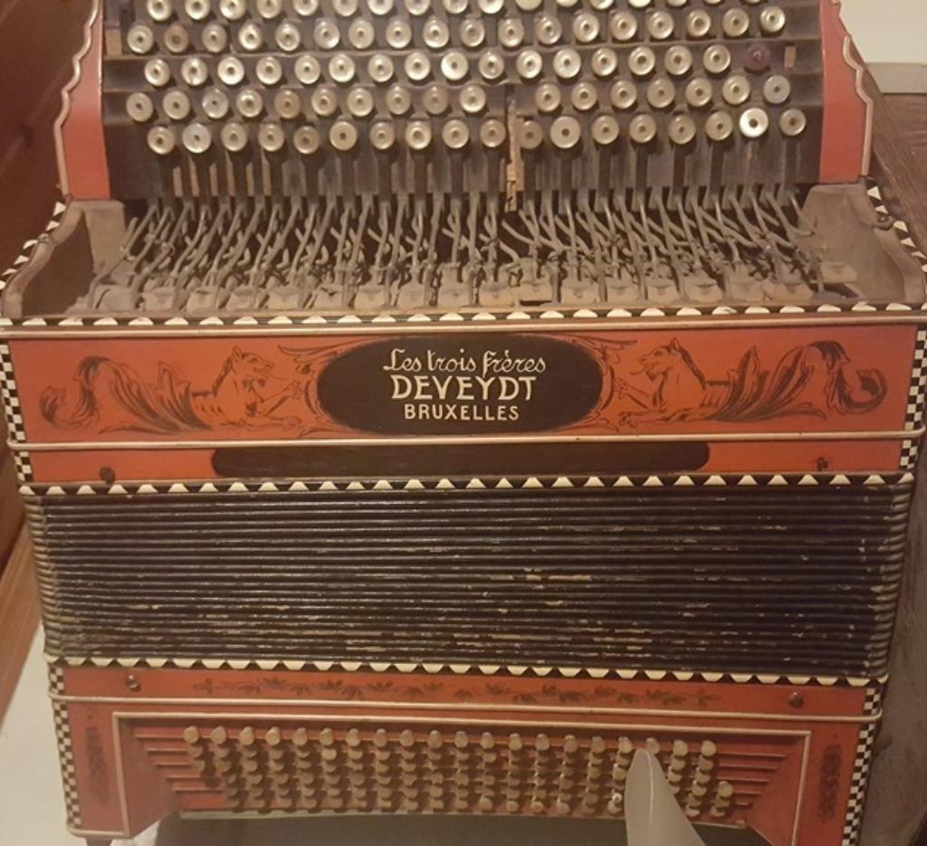 DEVEYDT accordeon, Ophalen, Gebruikt, Knopaccordeon, Overige merken