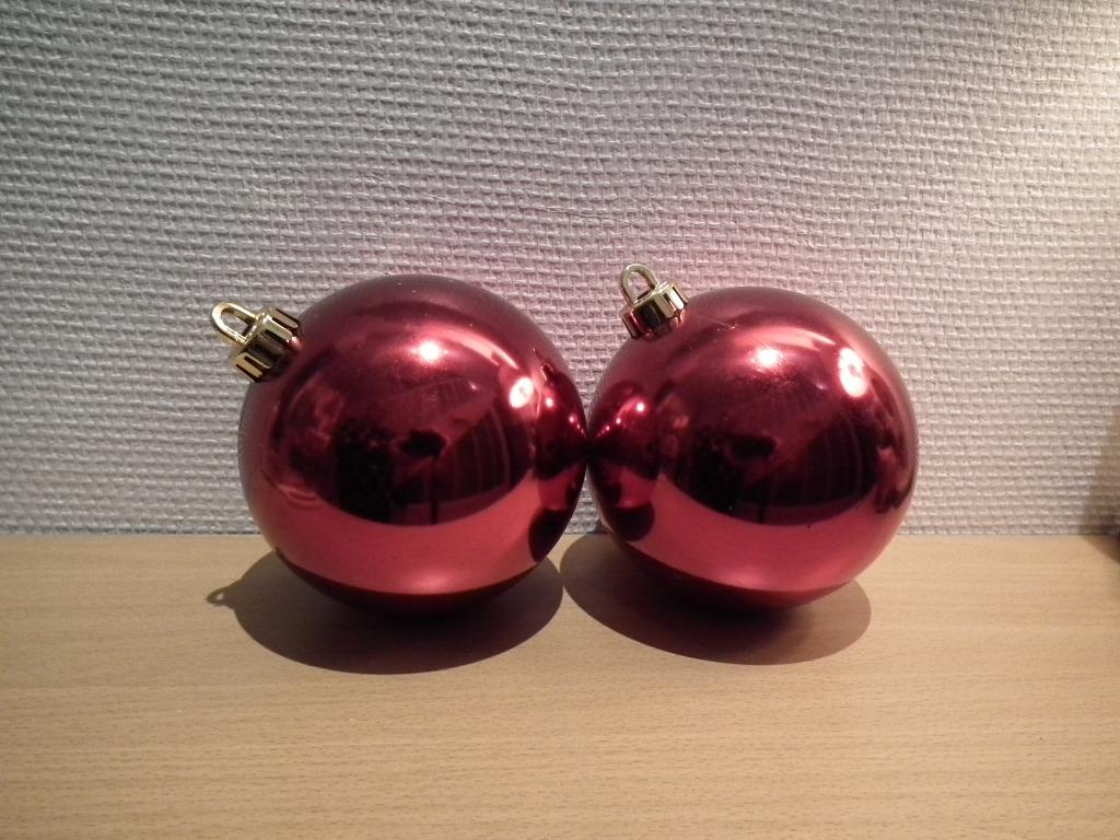 2 kerstballen met een diameter van 120 mm. (Tarrington H), Verzenden, Gebruikt
