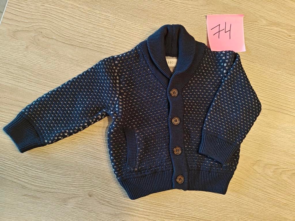 Gilet voor jongen - maat 74, Garçon, Enlèvement ou Envoi, Pull ou Veste, Bel&bo