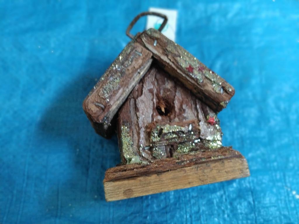 houten huisje om in de kerstboom te hangen, Diversen, Ophalen of Verzenden