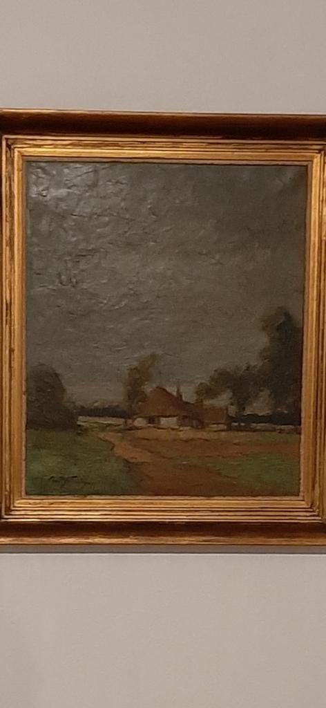 PROSPER BOSTEELS schilderij olie op doek, Ophalen