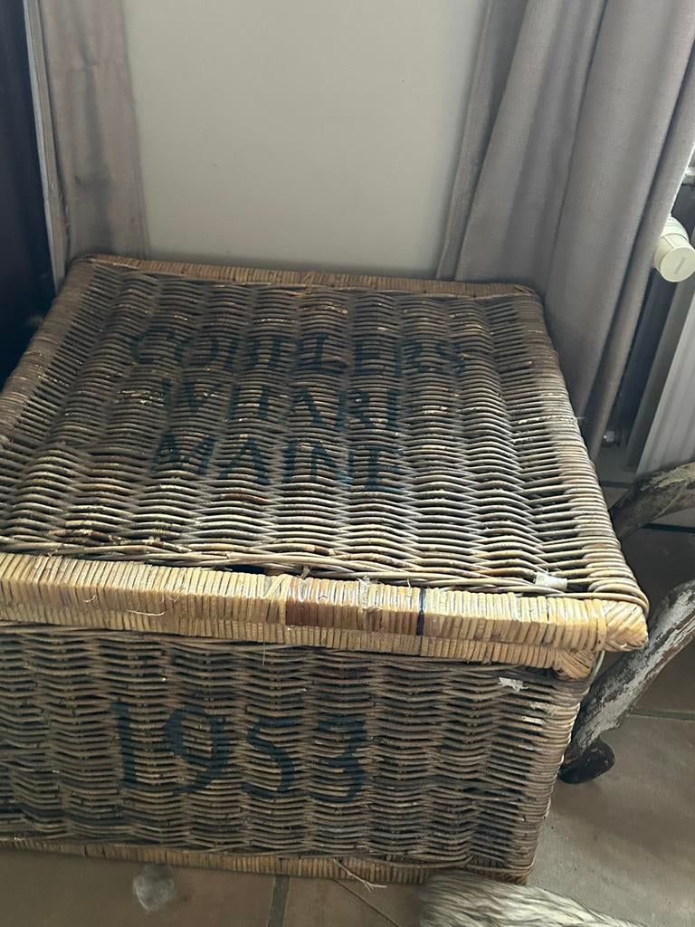 Riverdale opberg mand., Huis en Inrichting, Woonaccessoires | Schalen en Manden, Ophalen, Gebruikt, Mand, Vierkant