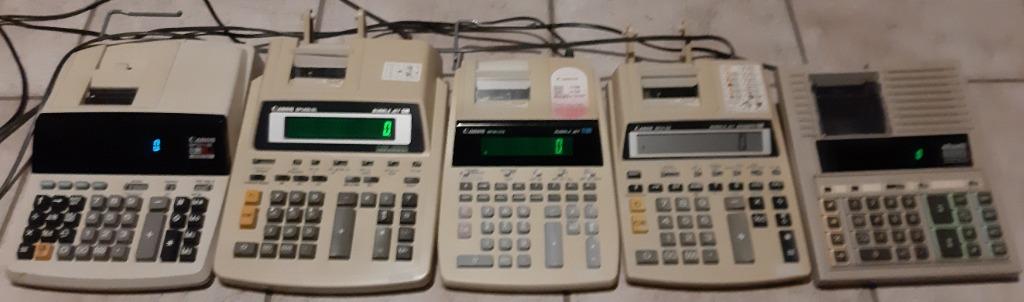 5 vintage bureel rekenmachines, Diversen, Rekenmachines, Gebruikt, Ophalen of Verzenden