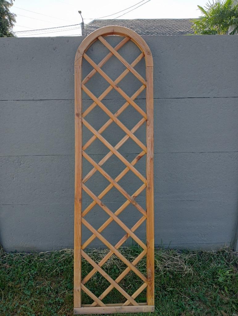 Séparation en bois croisillon pour jardin, Jardin & Terrasse, Enlèvement, Comme neuf, Bois