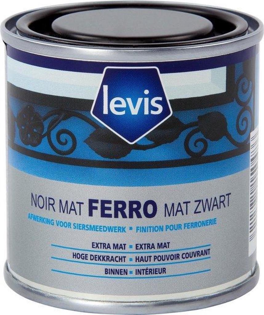 Levis Ferro : smeedijzer , sloten, Bricolage & Construction, Moins de 5 litres, Enlèvement ou Envoi, Noir, Laque