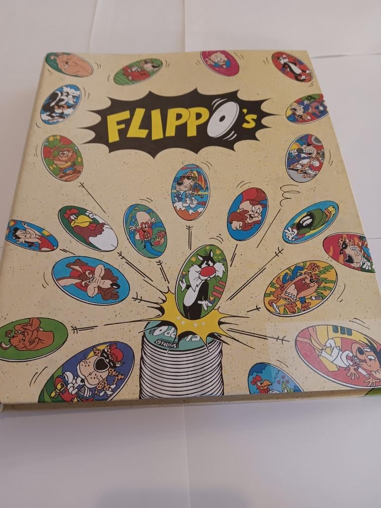 Map met flippo's, Enlèvement ou Envoi, Looney Tunes, Collection, Avec classeur(s) de collection