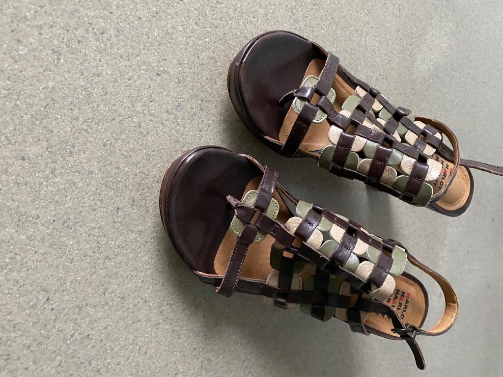 Harlot sandalen, Kleding | Dames, Ophalen of Verzenden, Zo goed als nieuw, Sandalen of Muiltjes