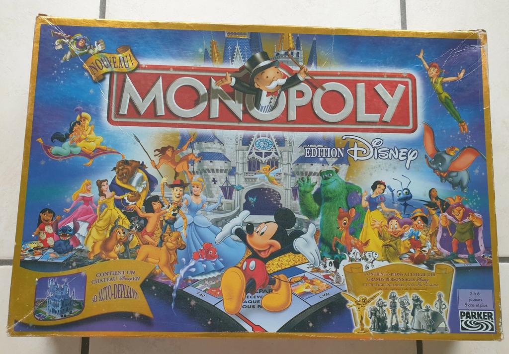 Monopoly Disney, Hobby en Vrije tijd, Ophalen of Verzenden, Gebruikt