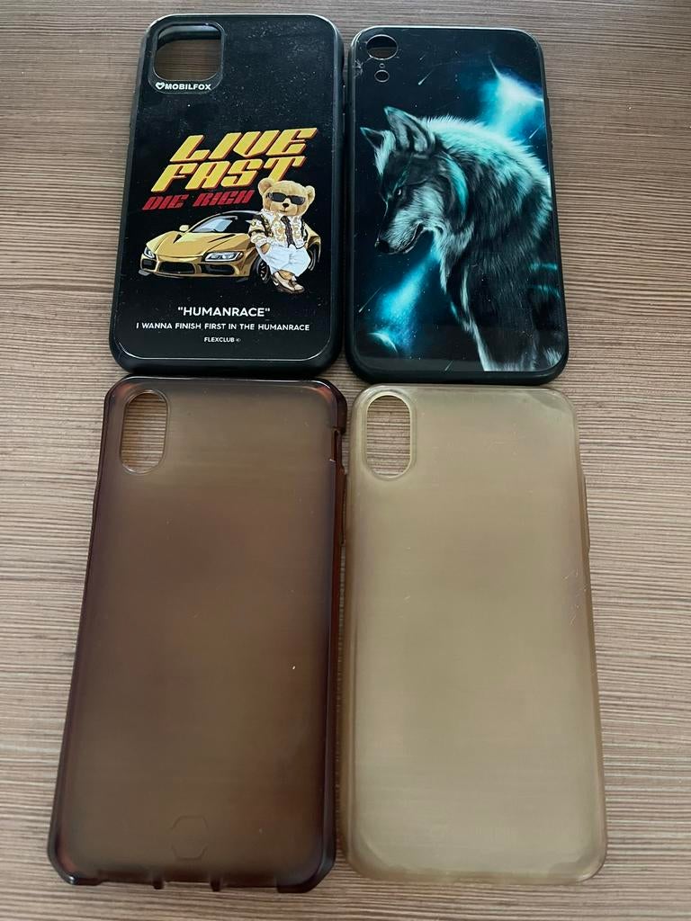 4 Apple iphone xr hoesjes, Telecommunicatie, Ophalen, Zo goed als nieuw, IPhone XR
