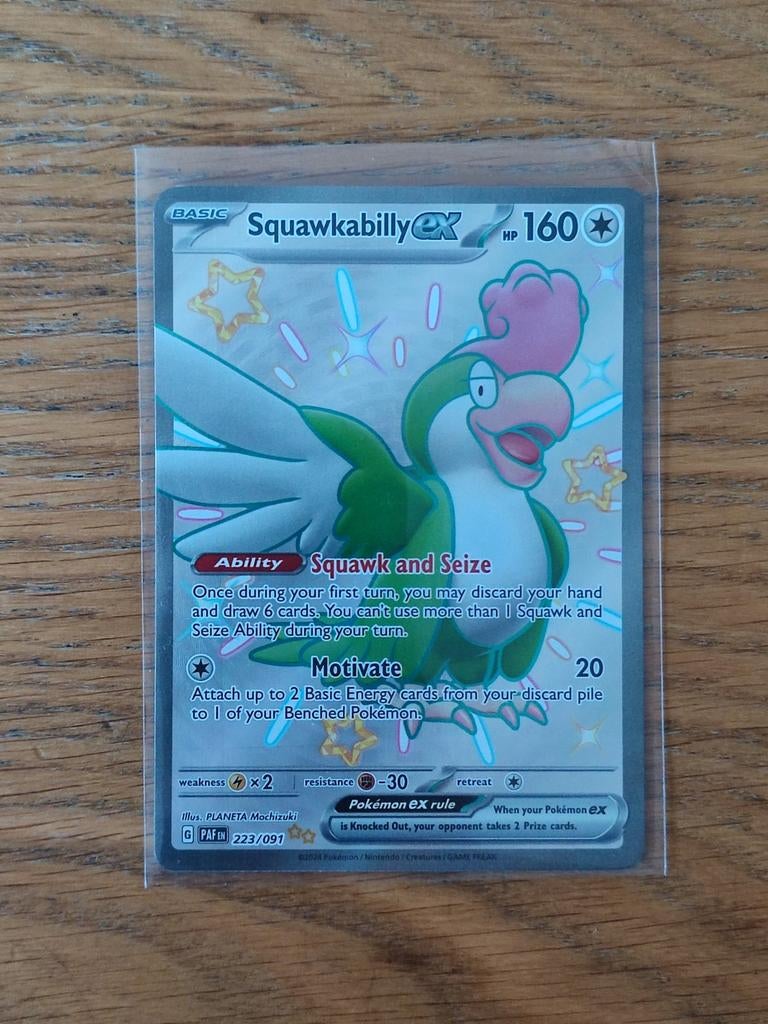 Squawkabilly, Ophalen, Zo goed als nieuw, Losse kaart, Foil
