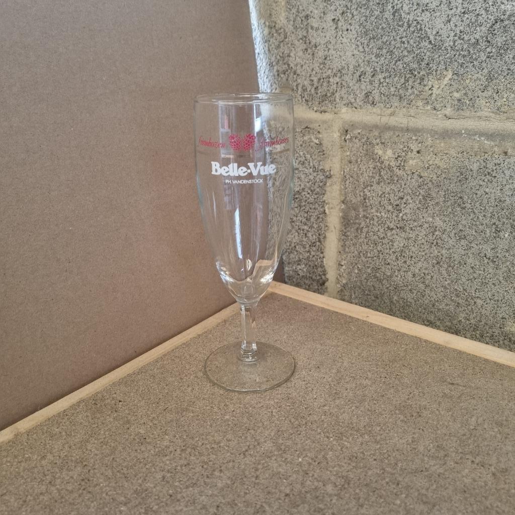 Verre frambozen - framboises Belle-Vue, Ophalen of Verzenden, Gebruikt, Glas of Glazen, Overige merken