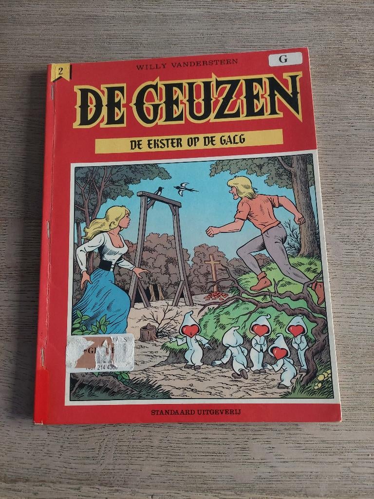 strip De Geuzen, Willy Vandersteen, Eén stripboek, Ophalen, Gelezen