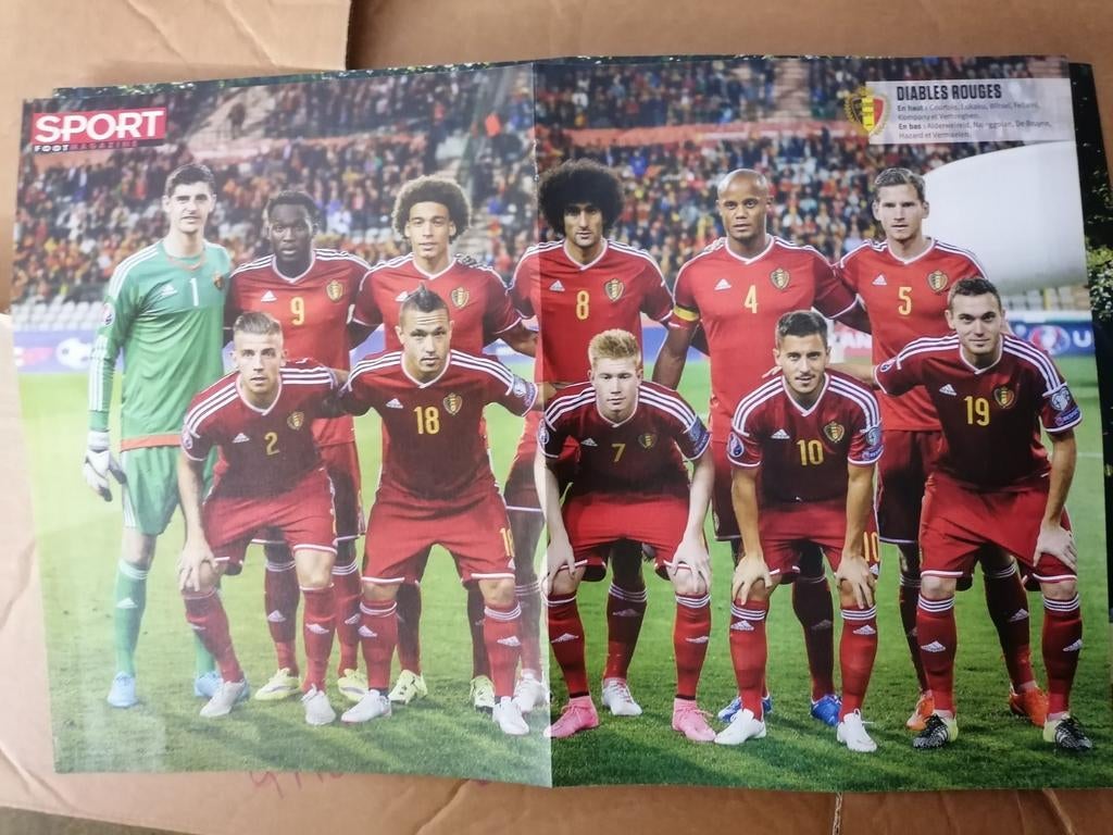 Diables rouges, Collections, Envoi, Comme neuf